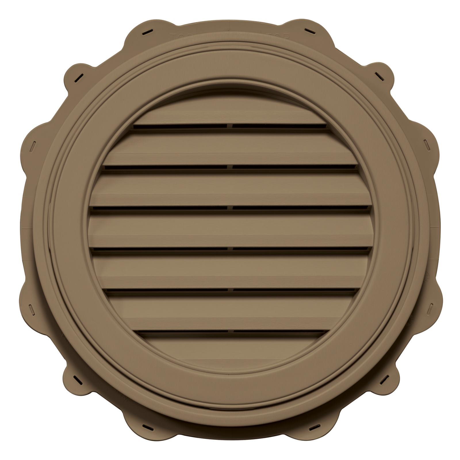 Mid America Round Vinyl Gable Vent (In Stock Now)