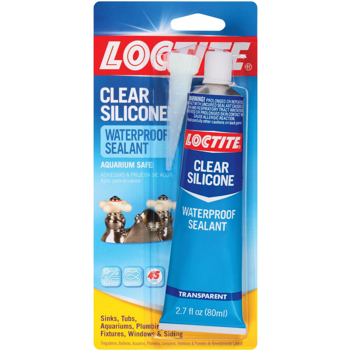 Loctite Clear Silicone Waterproof Sealant