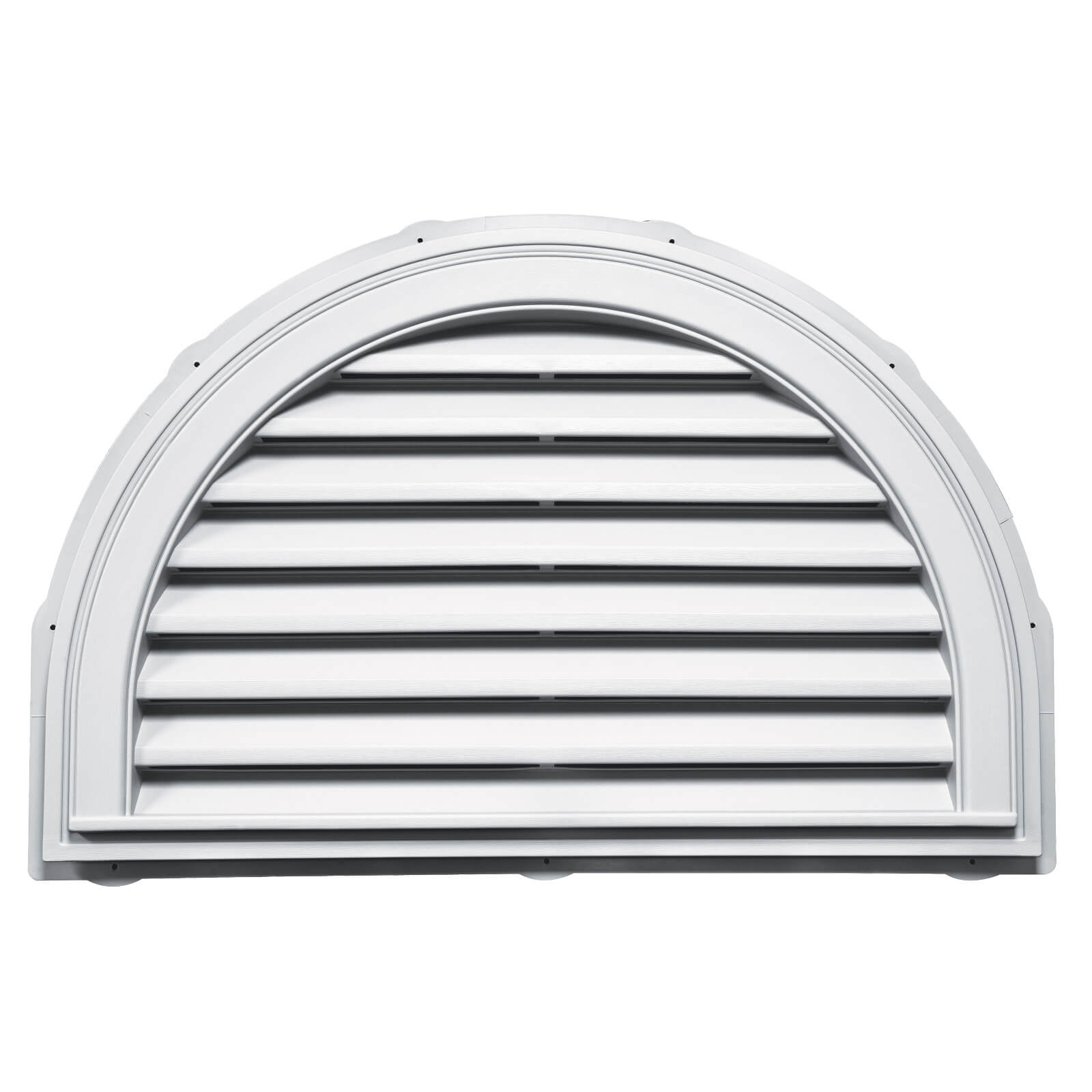 Mid America 34in. x 22in. Half Round Vinyl Gable Vent