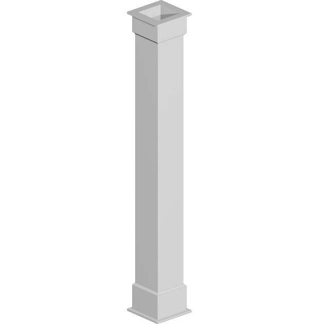 Fypon PVC 3/8" Non-Tapered Column Wraps