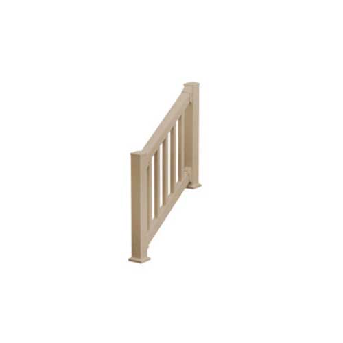 Fypon Vinyl PVC Straight and Stair Quick Rail Kits