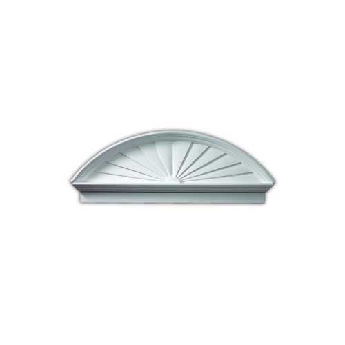 Fypon Polyurethane Combination Sunburst Pediment