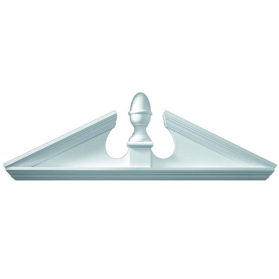 Fypon Polyurethane Combination Acorn Pediment