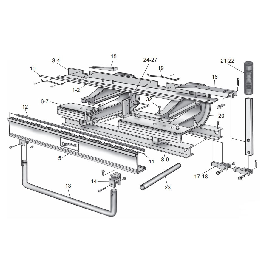 Van Mark Trim-A-Brake I Parts