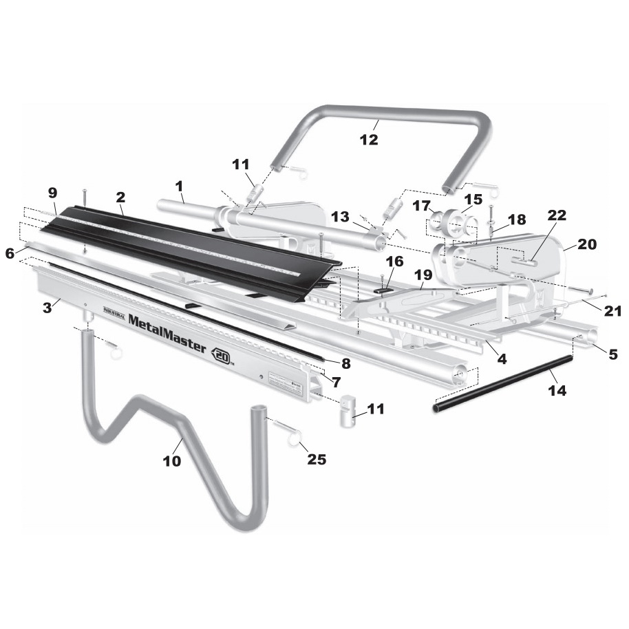 Van Mark Industrial Metal Master 20 EZ Parts