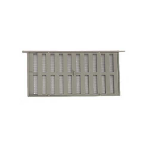 Lomanco 199 2-Slide Shutter Plastic Foundation Vent