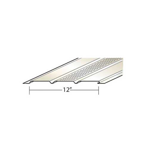 Quality Aluminum CVPT4 12 in. Triple 4 Soffit Center Vent