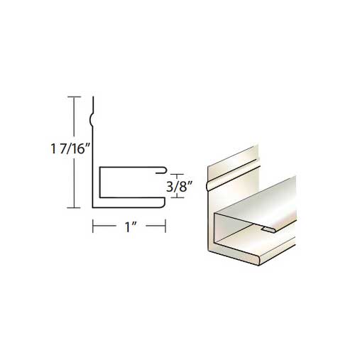 Quality Aluminum FR38 3/8 in. Freize Runner