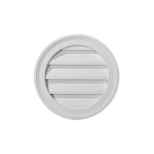 Ekena Millwork Round Gable Vent Louver