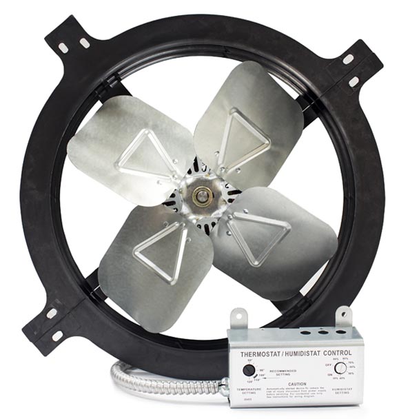 Air Vent Gable Mounted Power Fan