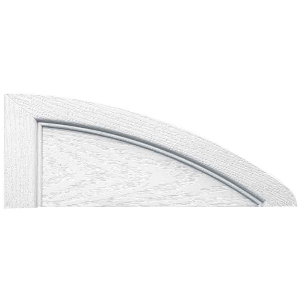 Mid America Vinyl Shutter Top 6in. Elliptical Raised Panel