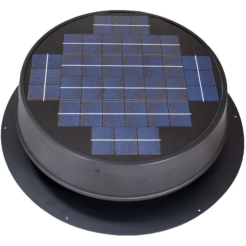 Natural Light Low Profile 35 Watt Solar Attic Fans