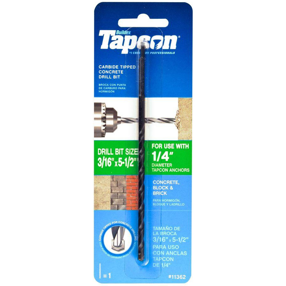 Tapcon Anchor Drill Bits