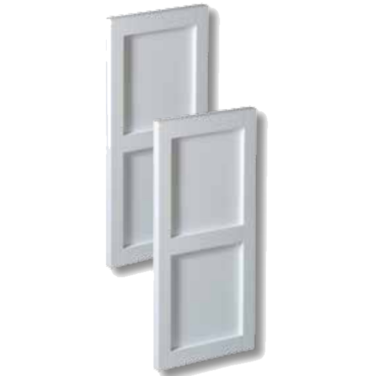 Fypon Polyurethane Shaker Shutter - 1 Pair