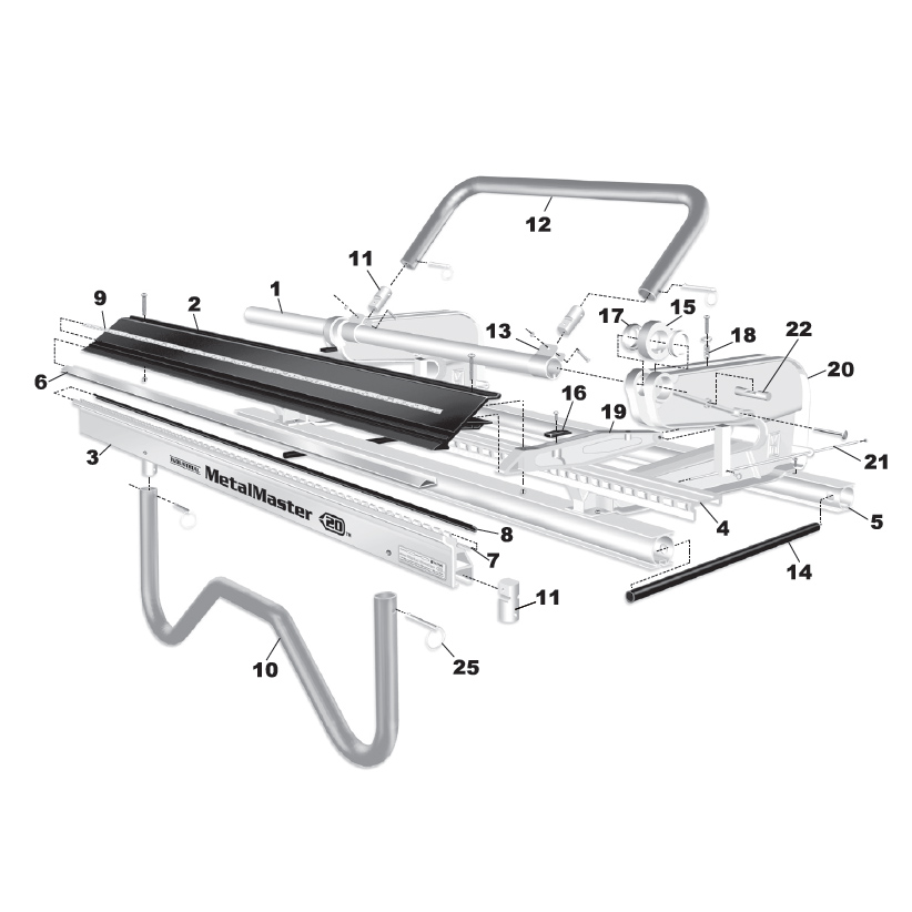 Van Mark Industrial Metal Master 20 EZ - 60 Series Replacement Parts