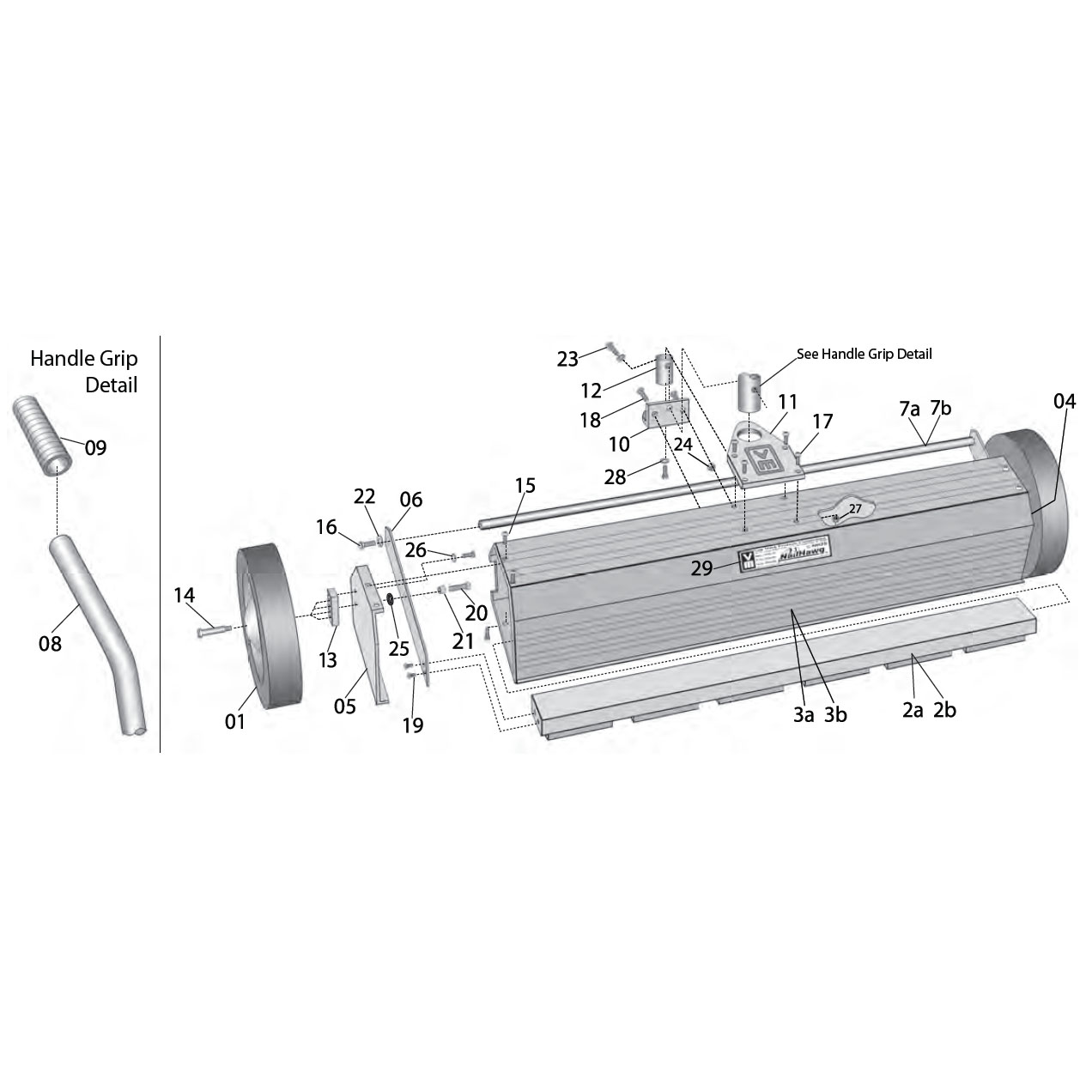 Van Mark NailHawg Magnetic Sweeper Replacement Parts