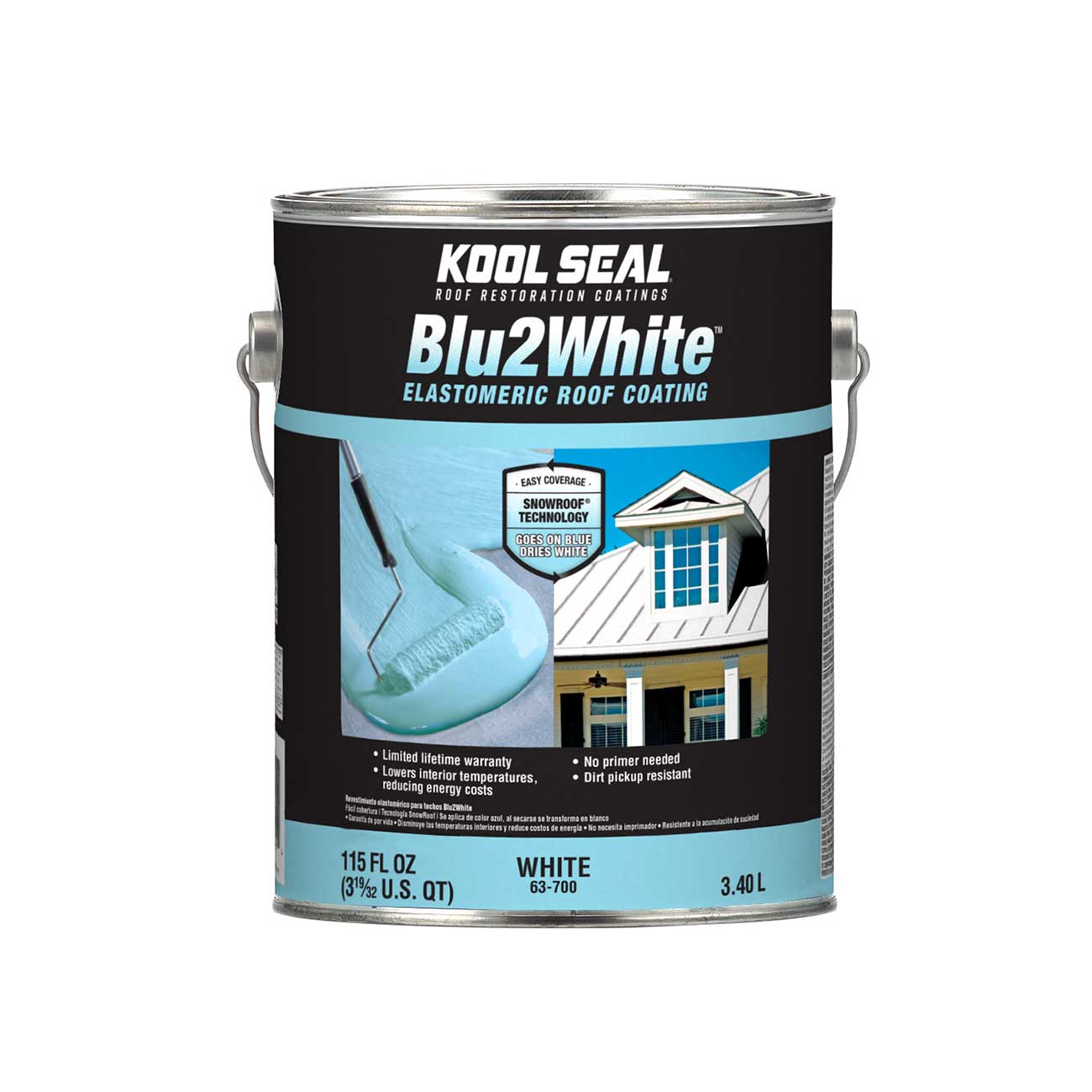 Kool Seal Blu2White Premium Elastomeric Finish Coat