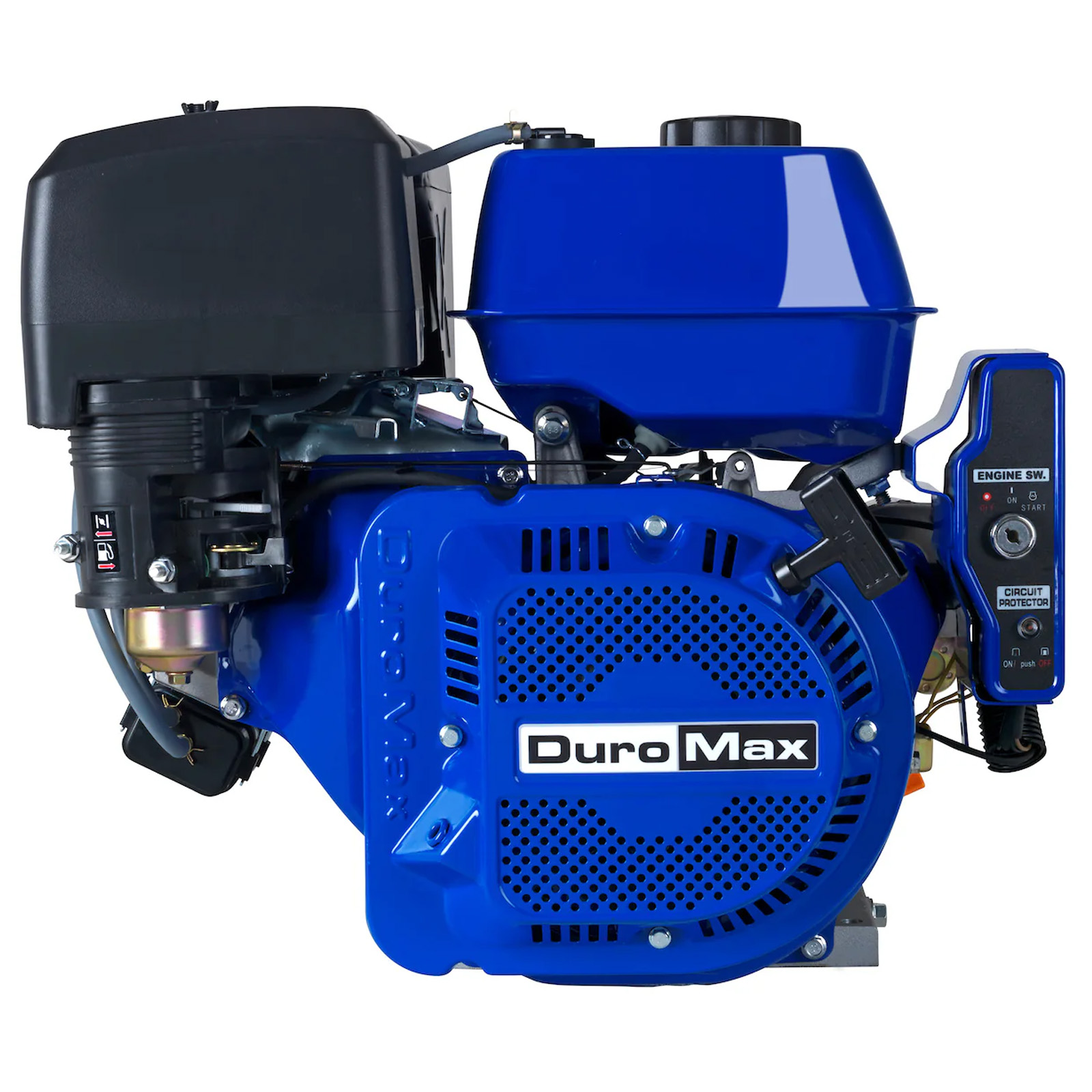 DuroMax XP16HPE 16HP Gas Multi Purpose Horizontal Shaft Recoil or Electric Start Engine with Key switch Box