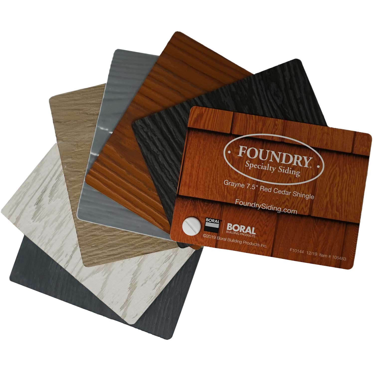 Grayne 7.5in. Red Cedar Shingle Color Swatch