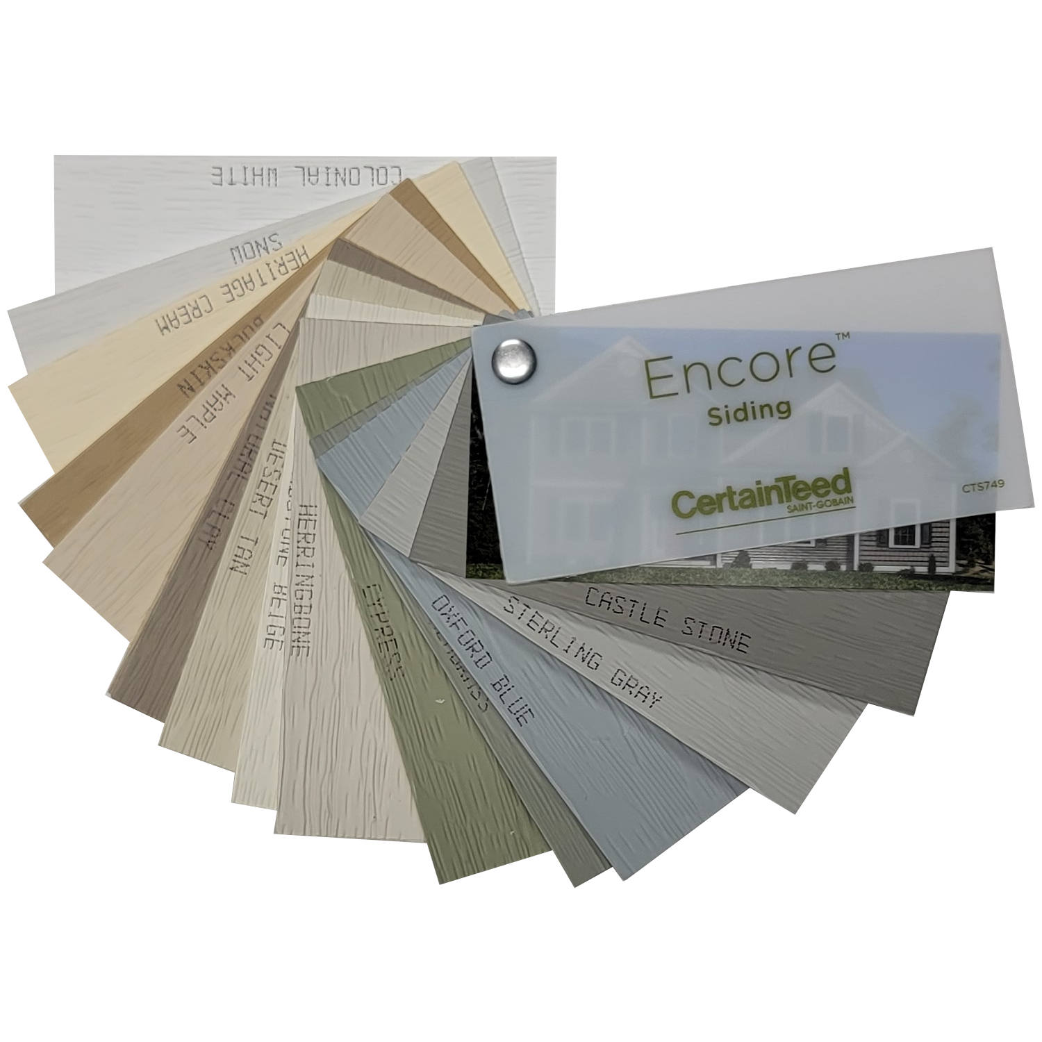 CertainTeed Encore Vinyl Siding Color Swatch