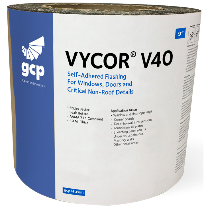 Grace Vycor V40 Self Adhered Flashing