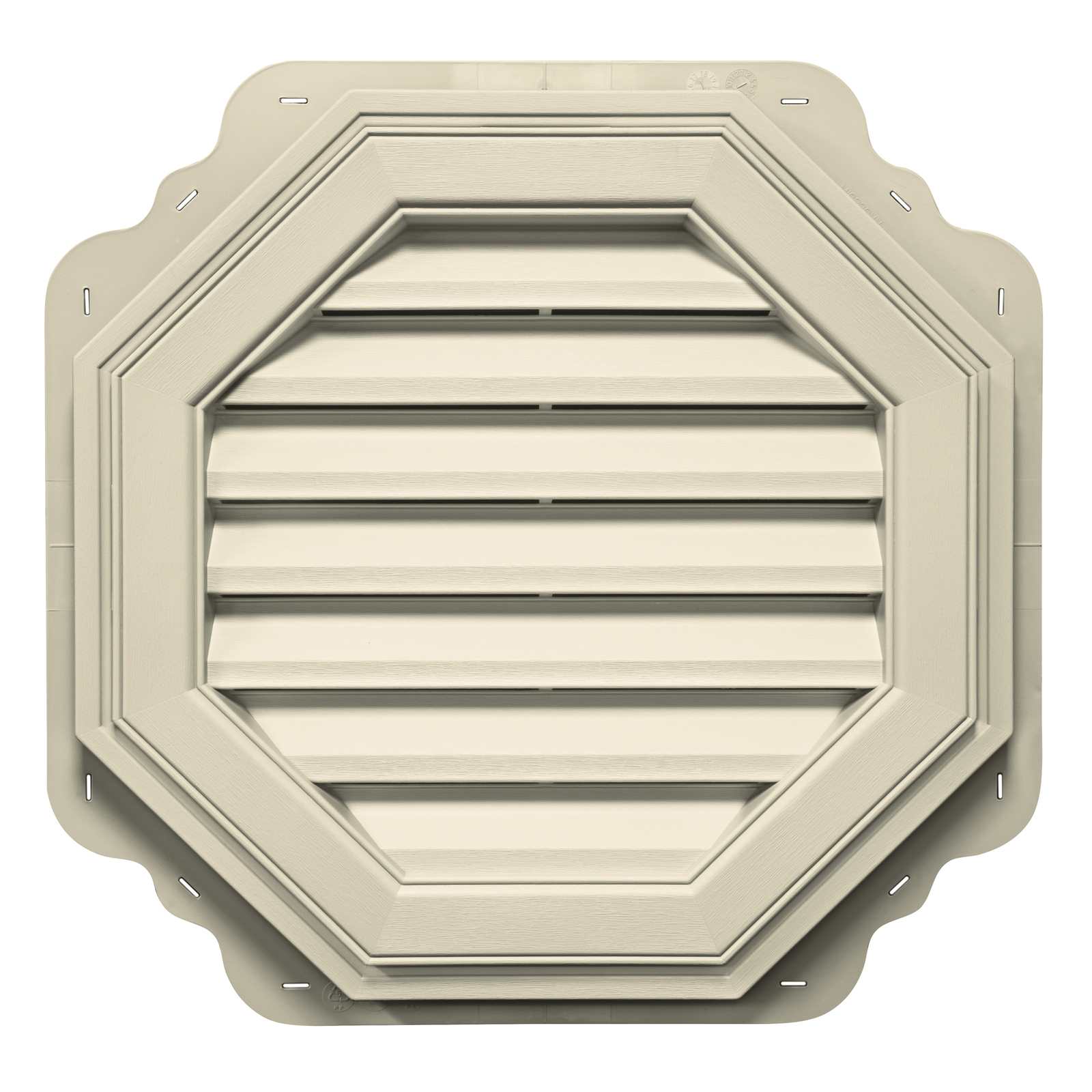 Mid America Octagon Vinyl Gable Vents (In Stock Now)